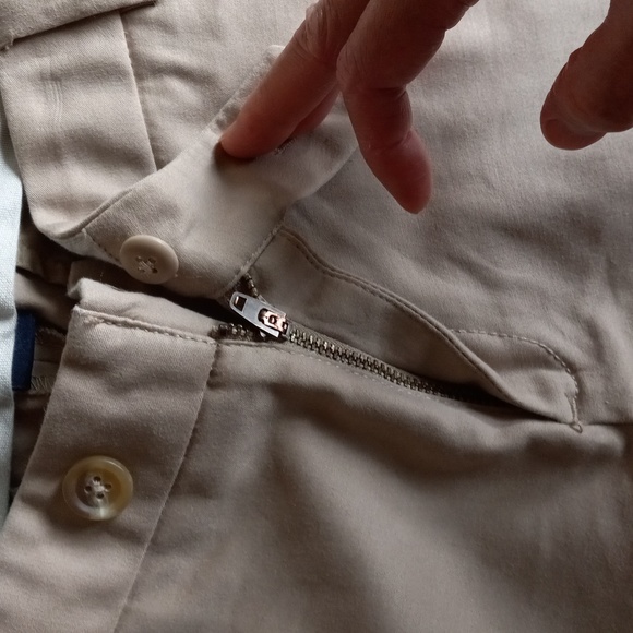 GAP Wide Leg Size4 Ankle Gapstretch Beige Women's Pants(above ankles) 97% Cotton - Picture 4 of 12